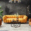 Soffbord Cristallo - Svart/Glas, 80x80cm - KARE Design