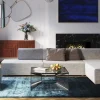 Soffbord Dimension Fyrkantig - Svart/Glas, 80x80cm - KARE Design