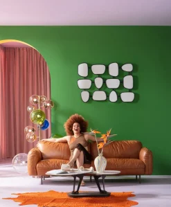 Soffbord Franklin - Svart/Vit, 150x58cm - KARE Design
