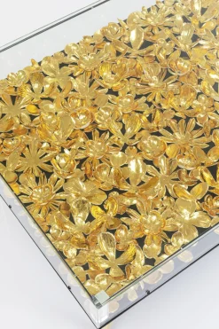 Soffbord Gold Flowers, 120x60cm - KARE Design