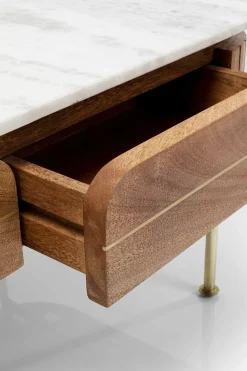 Soffbord Grace - Trä/Marmor/Guld - KARE Design