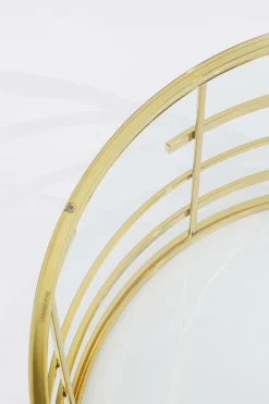 Soffbord Jupiter Rund - Mässing/Glas, Ø100cm - KARE Design