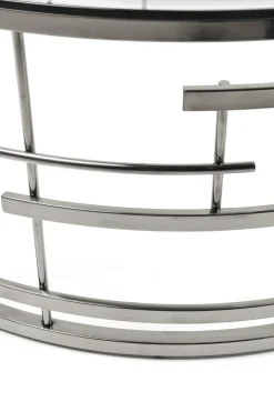 Soffbord Jupiter Rund - Silver/Glas, Ø100cm - KARE Design