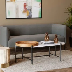 Soffbord Layered, 128x55cm - KARE Design