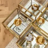 Soffbord Luigi - Set med 4 Bord i Mässing/Glas - KARE Design