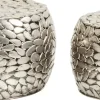 Soffbord Pebbles Deluxe - Set med 2 Bord i Silver - KARE Design