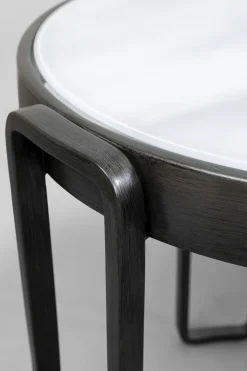 Soffbord Perelli - Set med 3 Sidobord - Svart - KARE Design