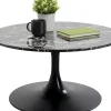 Soffbord Schickeria - Svart/Marmor Ø80cm - KARE Design