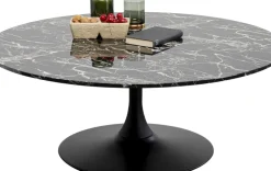 Soffbord Schickeria - Svart/Marmor Ø110cm - KARE Design