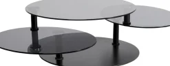 Soffbord Twist - Svart Ø90-170cm - KARE Design