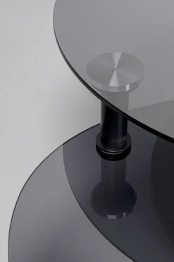 Soffbord Twist - Svart Ø90-170cm - KARE Design