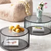 Soffbord Wire Double - Bubble Svart (2/Set) - KARE Design
