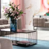 Soffbord Wire Double - Svart, 120x60cm - KARE Design