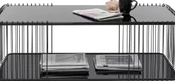 Soffbord Wire Double - Svart, 120x60cm - KARE Design