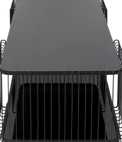 Soffbord Wire Double - Svart, 120x60cm - KARE Design