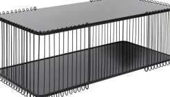 Soffbord Wire Double - Svart, 120x60cm - KARE Design