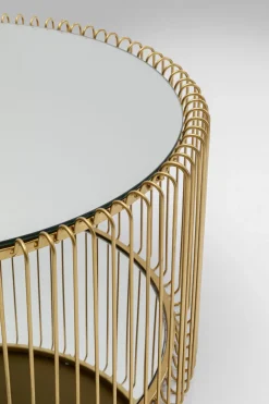 Soffbord Wire - Mässing, (2/Set) - KARE Design