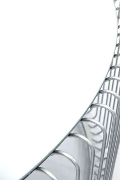 Soffbord Wire - Set med 2 Silver Bord/Spegelglas, Ø69/60cm - KARE Design