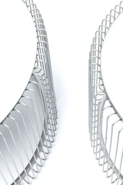 Soffbord Wire - Set med 2 Silver Bord/Spegelglas, Ø69/60cm - KARE Design