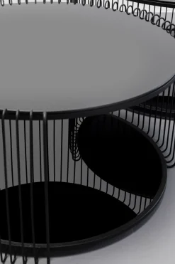 Soffbord Wire - Svart, (2/Set) - KARE Design