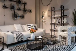 Soffbord Wire - Svart, (2/Set) - KARE Design