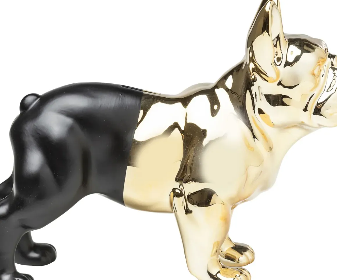 Sparbössa Bulldog Guld-Svart - KARE Design