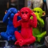 Sparbössa Monkey Kikazaru Röd - KARE Design
