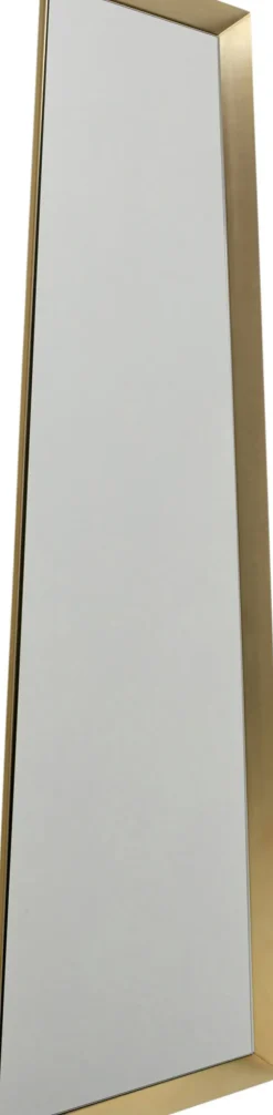 Spegel Arezzo Trapez - Mässing, 160x 65(45)cm - KARE Design