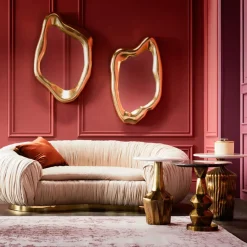Spegel Hologram Guld 76x119cm - KARE Design