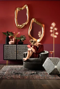 Spegel Hologram Guld 76x119cm - KARE Design