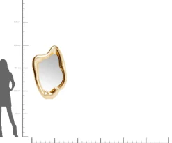 Spegel Hologram Guld 68x117cm - KARE Design