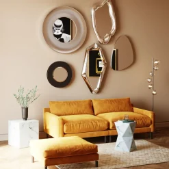 Spegel Hologram Silver, 117x168cm - KARE Design