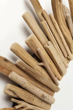 Spegel Legno - Rund Solspegel i Trä, Ø82cm - KARE Design