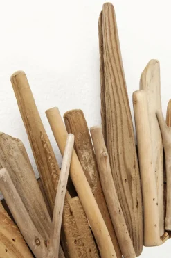 Spegel Legno - Rund Solspegel i Trä, Ø82cm - KARE Design