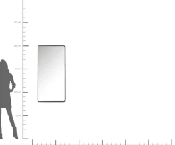 Spegel Ombra Soft Svart 120x60cm - KARE Design