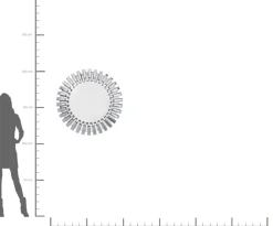 Spegel Sprocket Ø92cm - KARE Design