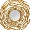 Spegel Twiggy - Guld Ø121cm - KARE Design