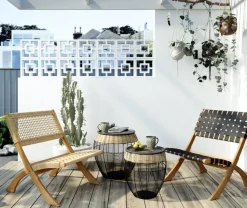 Stol Copacabana - Ihopfällbar Loungefåtölj Trä - KARE Design