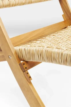 Stol Copacabana - Ihopfällbar Loungefåtölj Trä - KARE Design