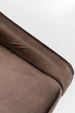 Stol East Side - Brun Sammet, Svarta Ben - KARE Design