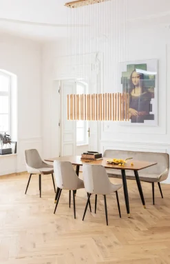 Stol East Side - Sammet Champagne - KARE Design
