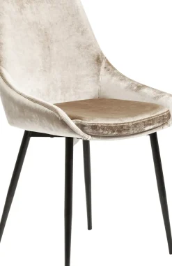 Stol East Side - Sammet Champagne - KARE Design