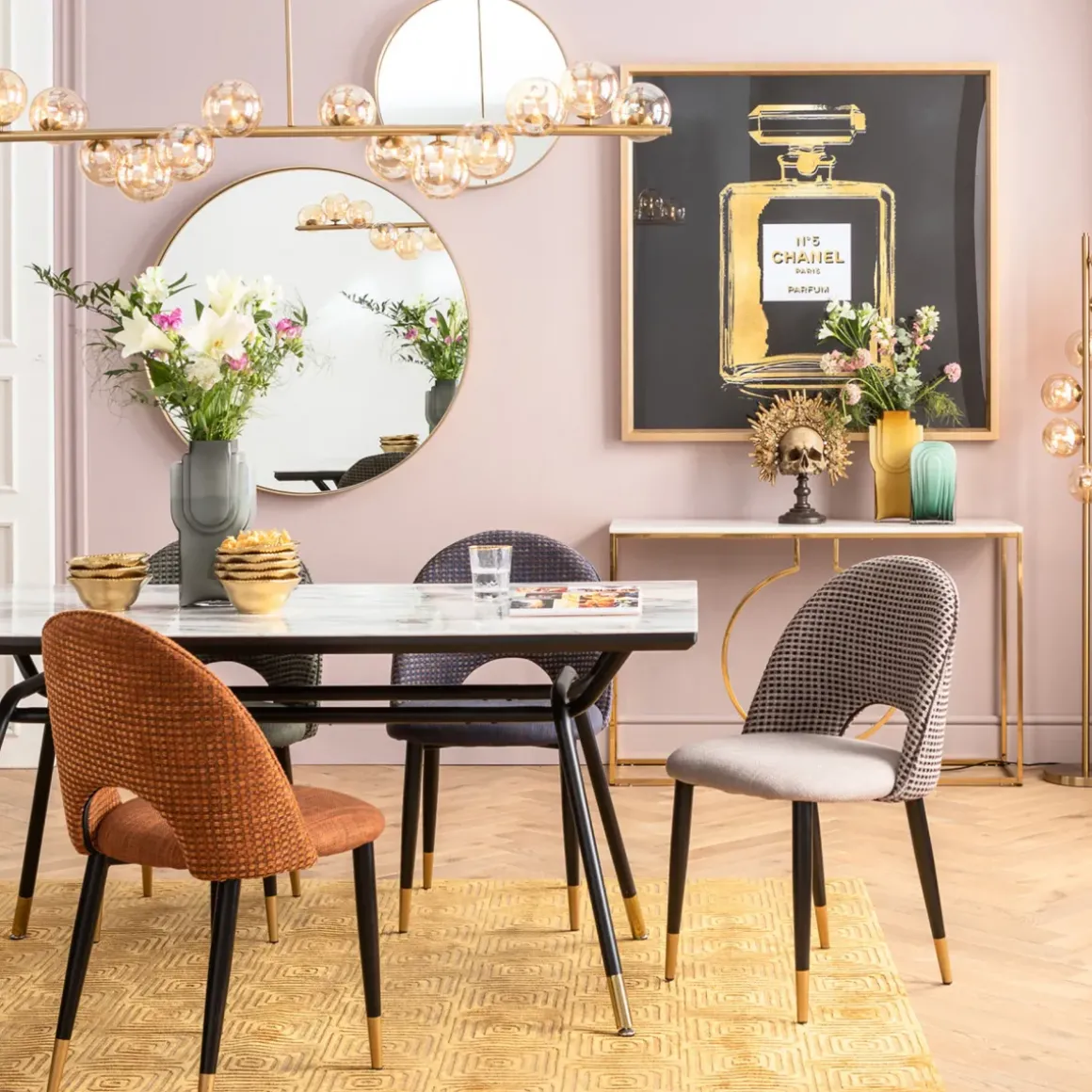 Stol Hudson - Beige - KARE Design