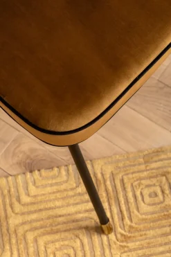 Stol Irina - Brungul Sammet - KARE Design