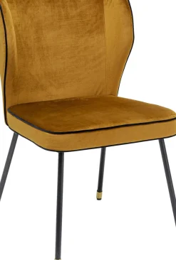 Stol Irina - Brungul Sammet - KARE Design