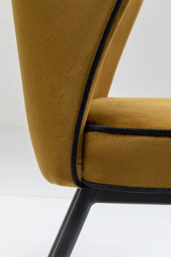 Stol Irina - Brungul Sammet - KARE Design
