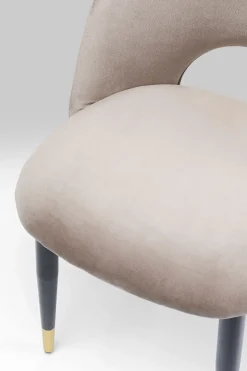 Stol Iris - Sammet Beige - KARE Design