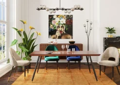 Stol Iris - Sammet Beige - KARE Design