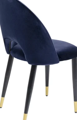 Stol Iris - Sammet Blå, 2 set - KARE Design