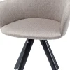 Stol Lady Loco - Snurrstol med armstöd, Taupe - KARE Design